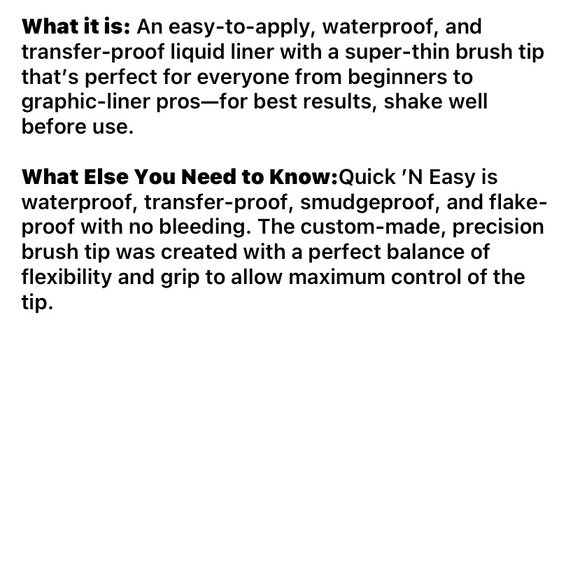 Huda Beauty Life Liner Quick n Easy Waterproof Liquid Eyeliner Pen Black BNIB - Picture 13 of 14